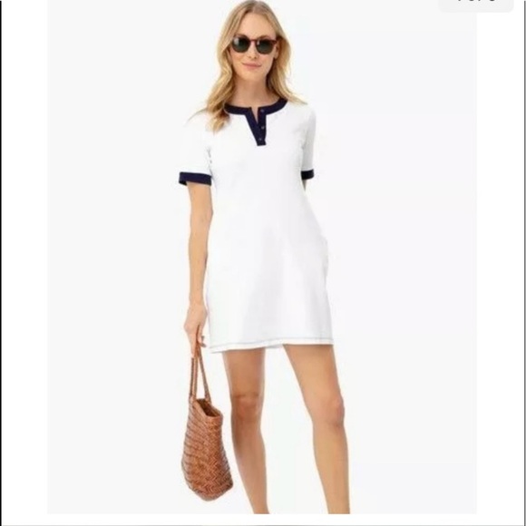 Tuckernuck Dresses & Skirts - Tuckernuck White Polo Tee Dress